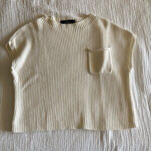 Lillusory Cream Knit Sweater M